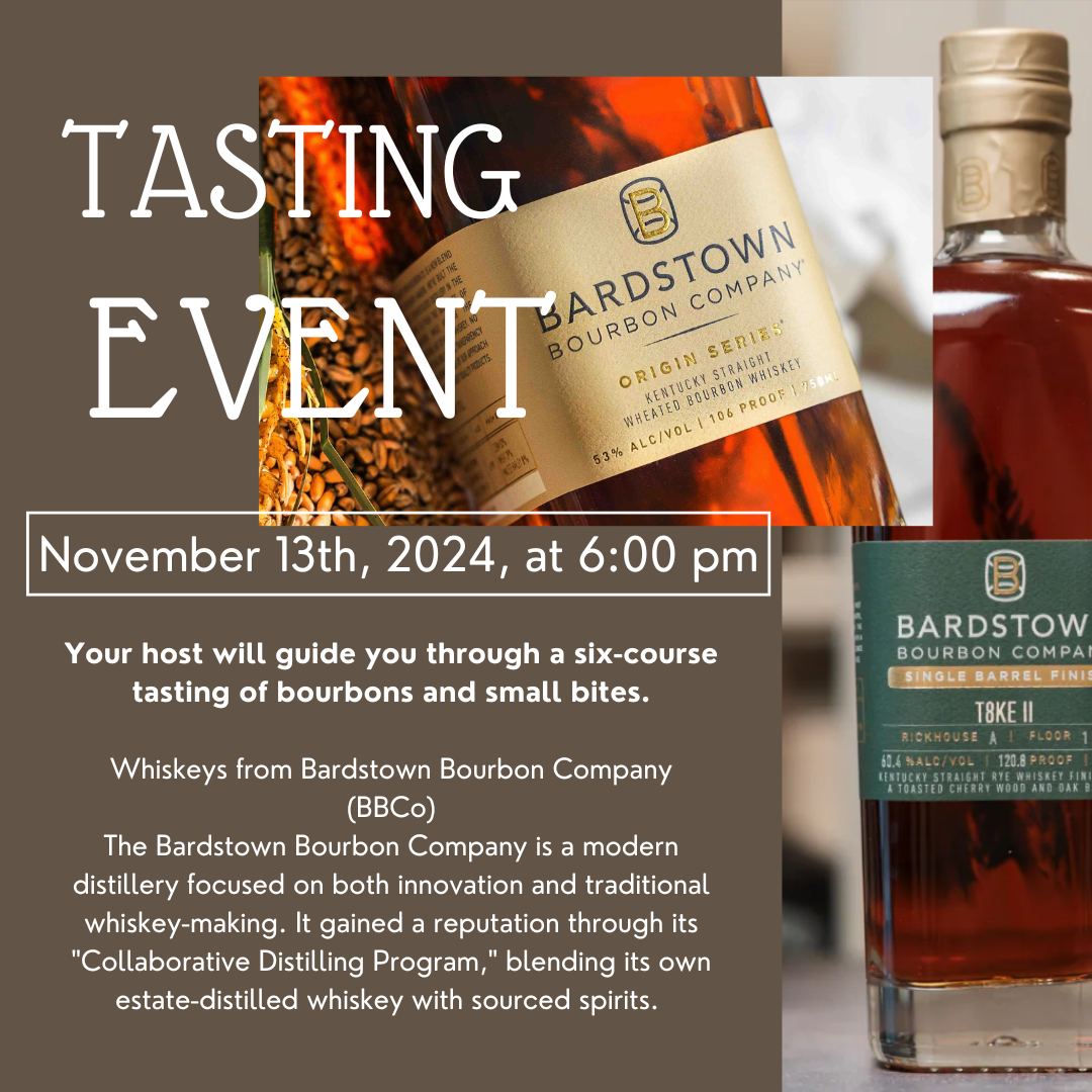 Bardstown Bourbon Tasting Event