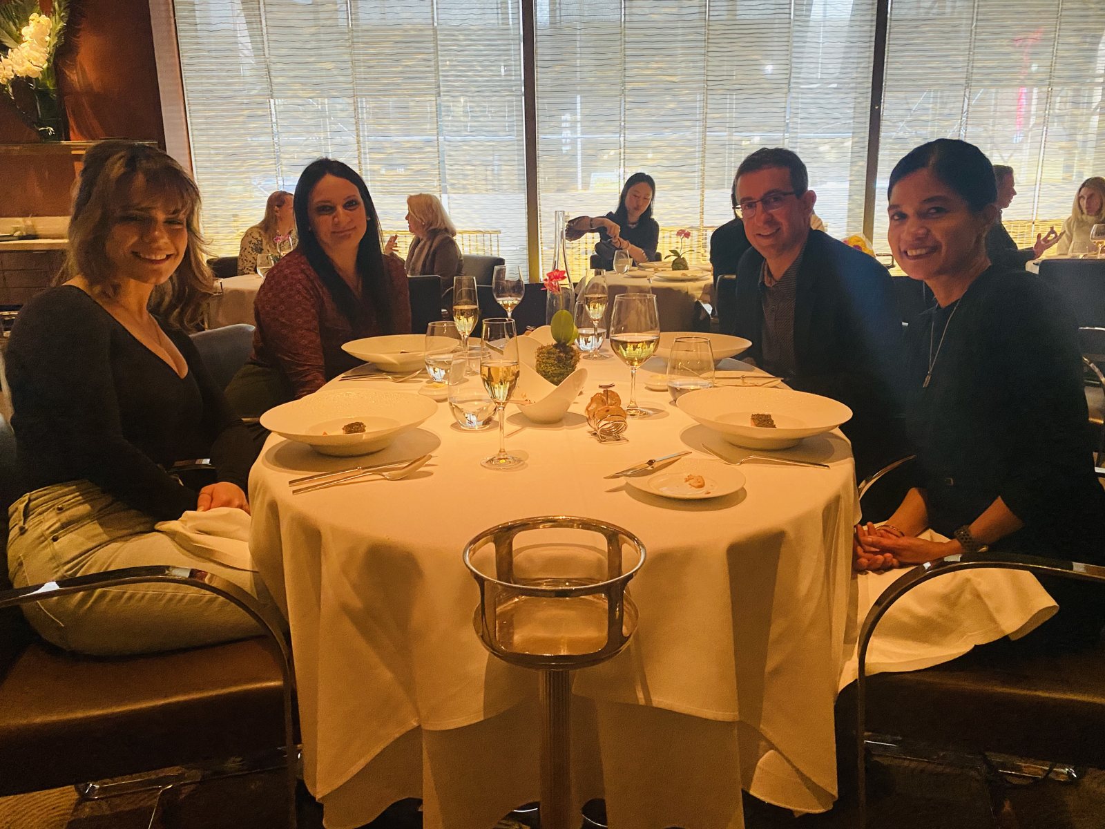 A manager dinner at Le Bec-Fin.