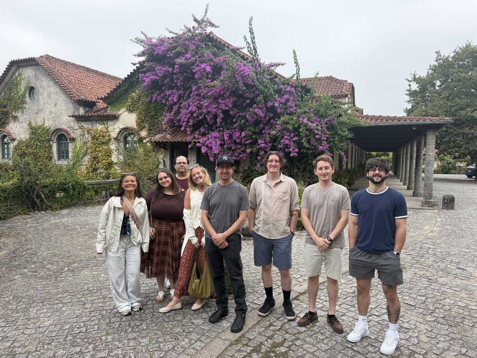 Arriving at Quinta da Aveleda.